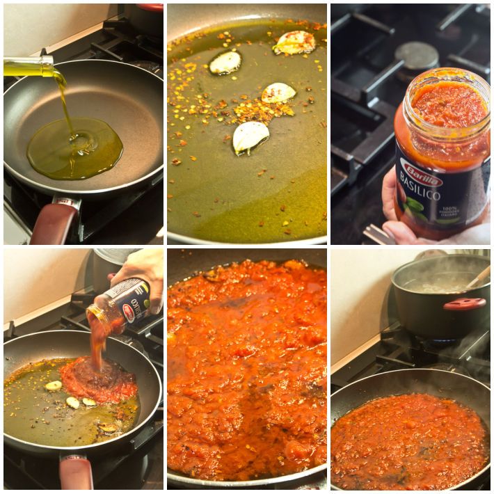 πέννες αραμπιάτα, μακαρονάδα με πικάντικη κόκκινη σάλτσα
