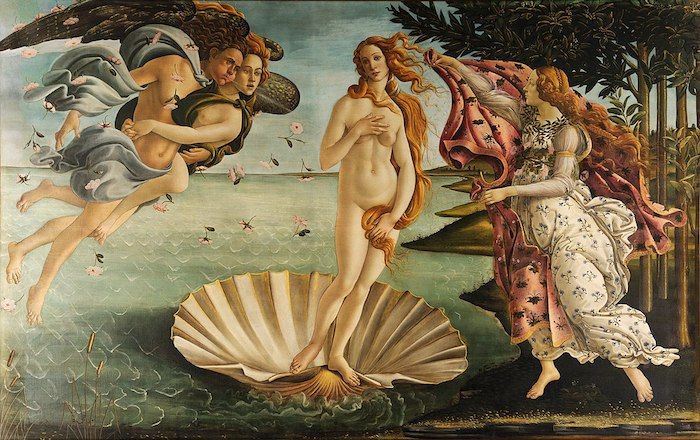 Αναδυόμενη Αφροδίτη του Botticelli